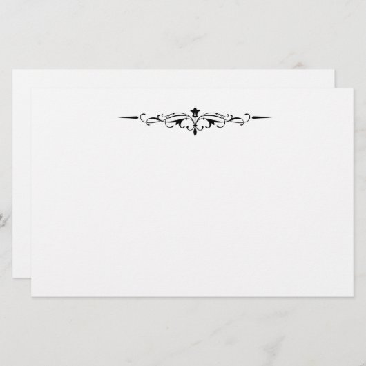 Elegantastic Briefpapier (Vorne/Hinten)