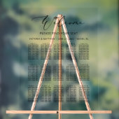 Elegante 15 Tische mit einer akryllischen Sitzkart Acrylschild (Neutral)