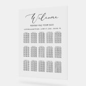 Elegante 15 Tische mit einer akryllischen Sitzkart Acrylschild (Winkel)