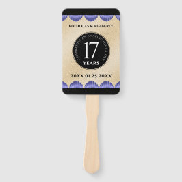 Elegante 17. Muscheln Hochzeitstag Fächer