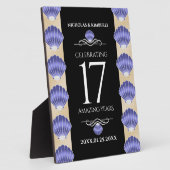 Elegante 17. Muscheln Hochzeitstag Fotoplatte (Seite)