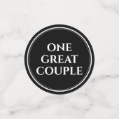 Elegante 17. Muscheln Hochzeitstag Konfetti (Klein Vorderseite)