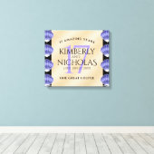 Elegante 17. Muscheln Hochzeitstag Leinwanddruck (Insitu (Holzboden))