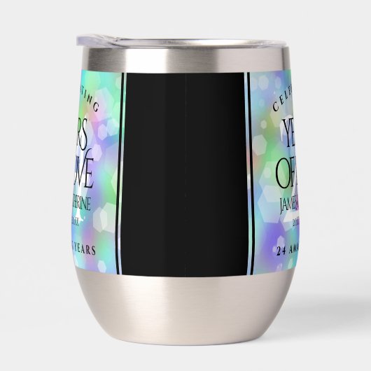 Elegante 24. Opal Wedding Anniversary Celebration (Rechts)