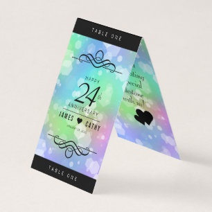 Elegante 24. Opal Wedding Anniversary Celebration