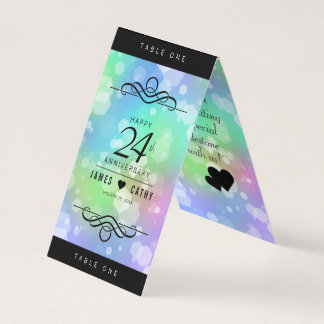 Elegante 24. Opal Wedding Anniversary Celebration