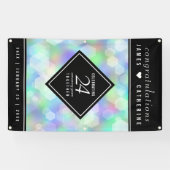 Elegante 24. Opal Wedding Anniversary Celebration Banner (Horizontal)
