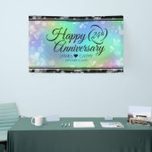 Elegante 24. Opal Wedding Anniversary Celebration Banner (Messeveranstaltung)