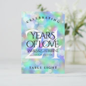 Elegante 24. Opal Wedding Anniversary Celebration Dankeskarte (Stehend Vorderseite)