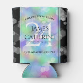 Elegante 24. Opal Wedding Anniversary Celebration Dosenkühler (Rückseite)