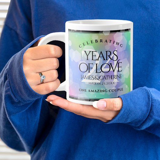 Elegante 24. Opal Wedding Anniversary Celebration Jumbo-Tasse