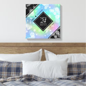 Elegante 24. Opal Wedding Anniversary Celebration Leinwanddruck (Insitu (Schlafzimmer))