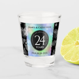Elegante 24. Opal Wedding Anniversary Celebration Schnapsglas
