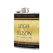 Elegante 27. Hochzeitsfeier Flachmann (Links)