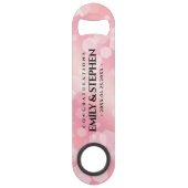 Elegante 2. 5. Rose Quartz Hochzeitstag Speed Flaschenöffner (Vorderseite)