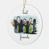 Elegante 2 BESTE FREUNDINNEN Die besten Freunde fü Keramik Ornament (Links)