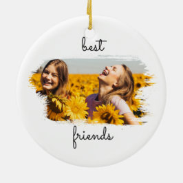 Elegante 2 BESTE FREUNDINNEN Die besten Freunde fü Keramik Ornament