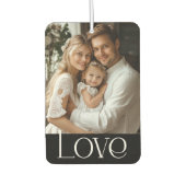 Elegante 2-Foto-LIEBE Autolufterfrischer (Vorderseite)