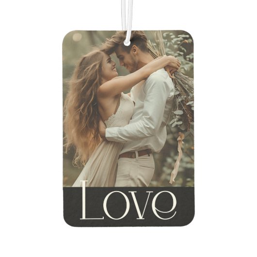 Elegante 2-Foto-LIEBE Autolufterfrischer (Rückseite)