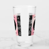 Elegante 2. Rose Quartz Hochzeitstag Glas (Links)