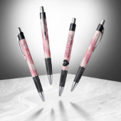 Elegante 2. Rose Quartz Hochzeitstag Kugelschreiber