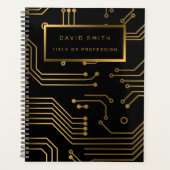 Elegante 2in1 Luxus Berufliche Visitenkarte & Planer (Vorderseite)