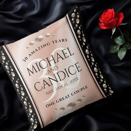 Elegante 30. Geburtstagsfeier der Perlen Kissen