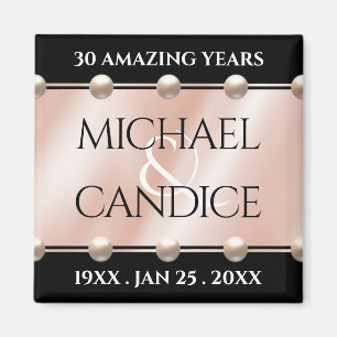 Elegante 30. Geburtstagsfeier der Perlen Magnet