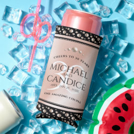 Elegante 30. Geburtstagsfeier der Perlen Selters Dosenkühler