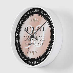 Elegante 30. Geburtstagsfeier der Perlen Uhr