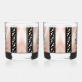 Elegante 30. Geburtstagsfeier der Perlen Whiskyglas (Links)