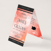 Elegante 35. Korallenjubiläumskarte (Rückseite)