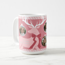 Elegante 3 Fotos Weihnachten Kaffeetasse