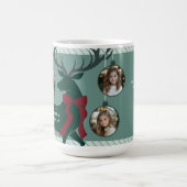 Elegante 3 Fotos Weihnachten Kaffeetasse (Mittel)