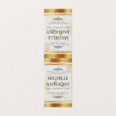 Elegante 3. Lederjubiläumsfeier (Außenseite Aufgefaltet)