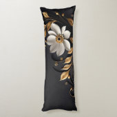 Elegante 3D-Blume Seitenschläferkissen (Rückseite (Vertikal))