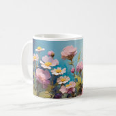 Elegante 3D-Blume-Tasse Kaffeetasse (Vorderseite Links)