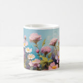 Elegante 3D-Blume-Tasse Kaffeetasse (Mittel)