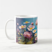 Elegante 3D-Blume-Tasse Kaffeetasse (Links)