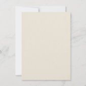 Elegante 3D Blush Rose Hochzeit Einladung Romantis (Rückseite)