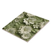 Elegante 3D Floral Relief Fliese (Seite)