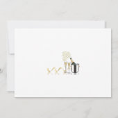 Elegante 40. Geburtstags-Party Einladung (Rückseite)