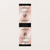 Elegante 46. Geburtstagsfeier der Perlen (Außenseite Aufgefaltet)