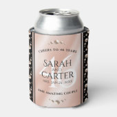 Elegante 46. Geburtstagsfeier der Perlen Dosenkühler (Kanne Vorderseite)