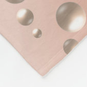 Elegante 46. Geburtstagsfeier der Perlen Fleecedecke (Ecke)