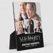 Elegante 4-Foto-Gedenkfeier Fotoplatte (Seite)
