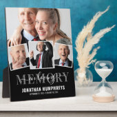 Elegante 4-Foto-Gedenkfeier Fotoplatte (Seite)