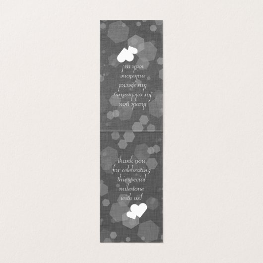 Elegante 4. Linen Hochzeitsfeier (Innenseite Aufgefaltet)