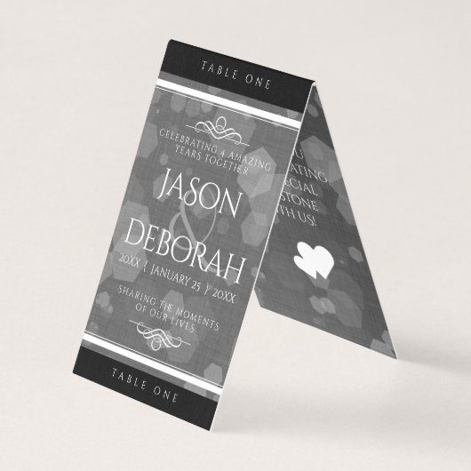 Elegante 4. Linen Hochzeitsfeier (Vorderseite)