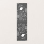 Elegante 4. Linen Hochzeitsfeier (Innenseite Aufgefaltet)